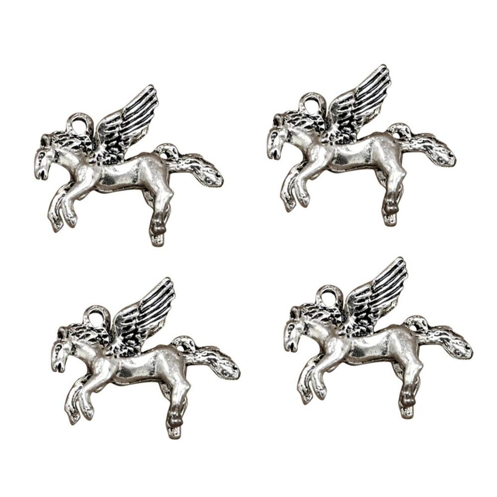 9267 20pcs Antique Silver Pegasus Pendant Charms Alloy Diy Jewelry Charms